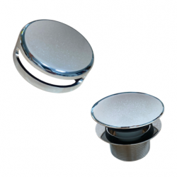 PSP0060 Bath Tub Waste & Overflow Faceplate Cover & Tub Drain